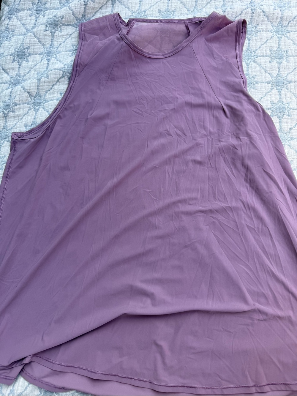 Lululemon sculpt Sleeveless Mauve Lavender Tank Top size 14 like new